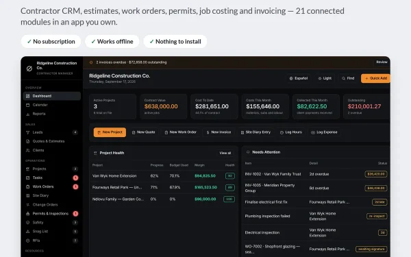 OwnDesk Contractor