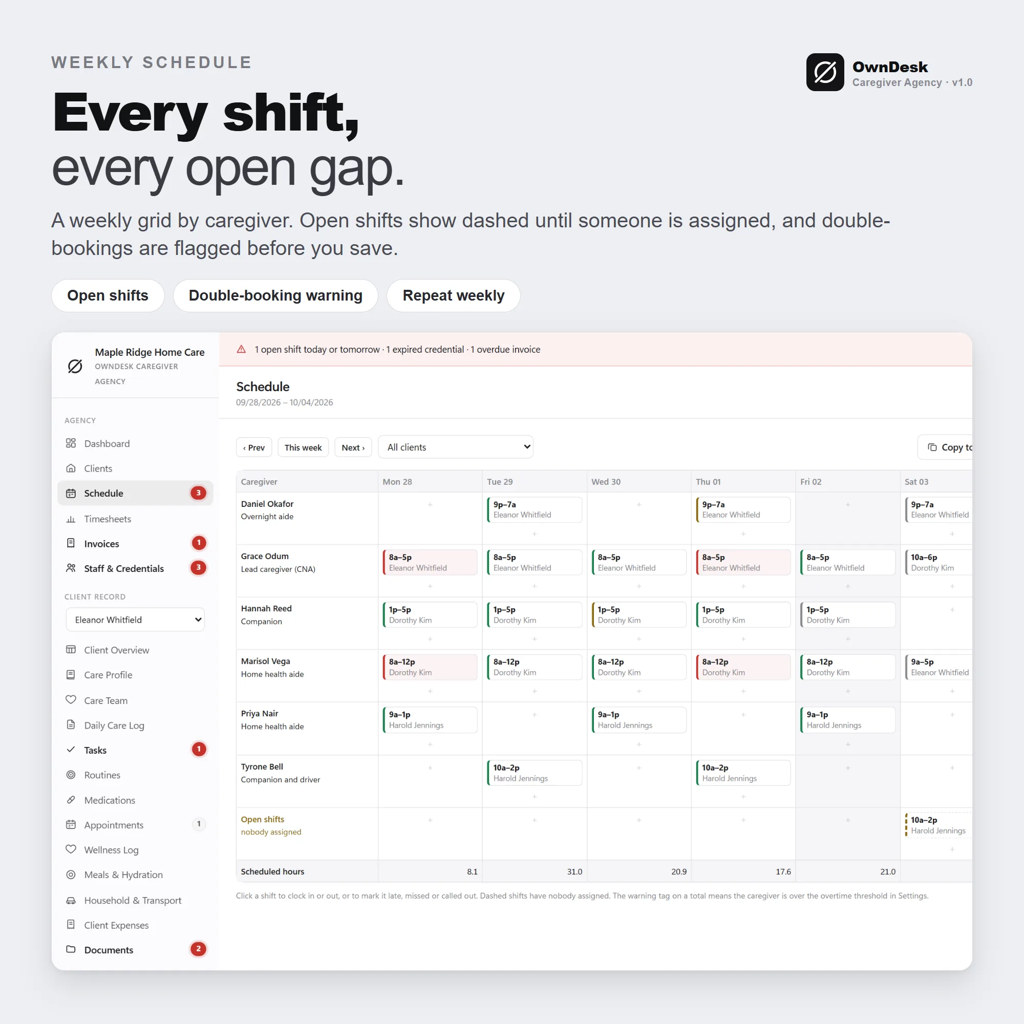 OwnDesk Caregiver Agency - Image 3