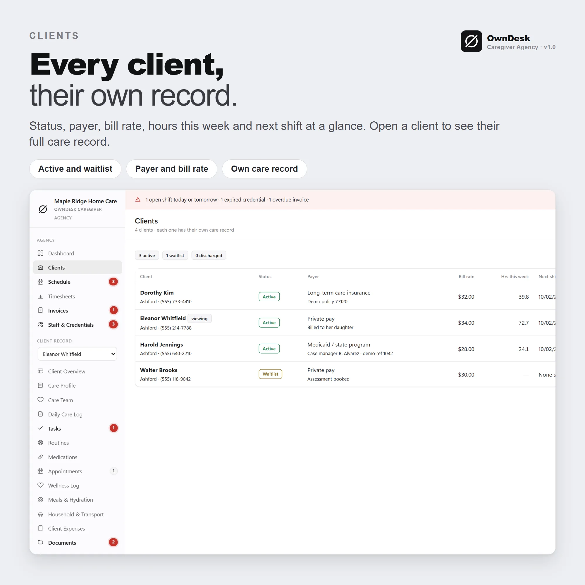 OwnDesk Caregiver Agency - Image 8