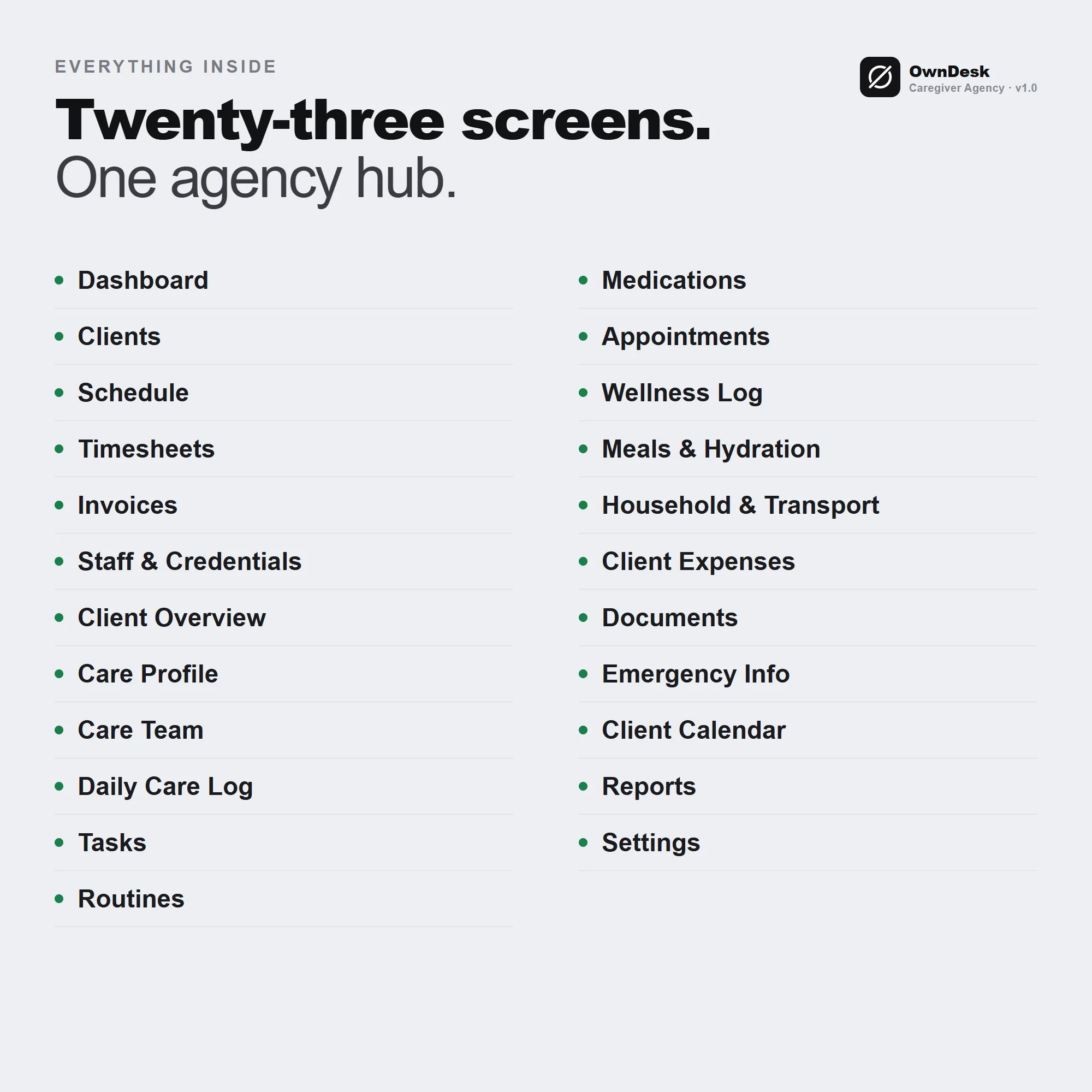 OwnDesk Caregiver Agency - Image 12