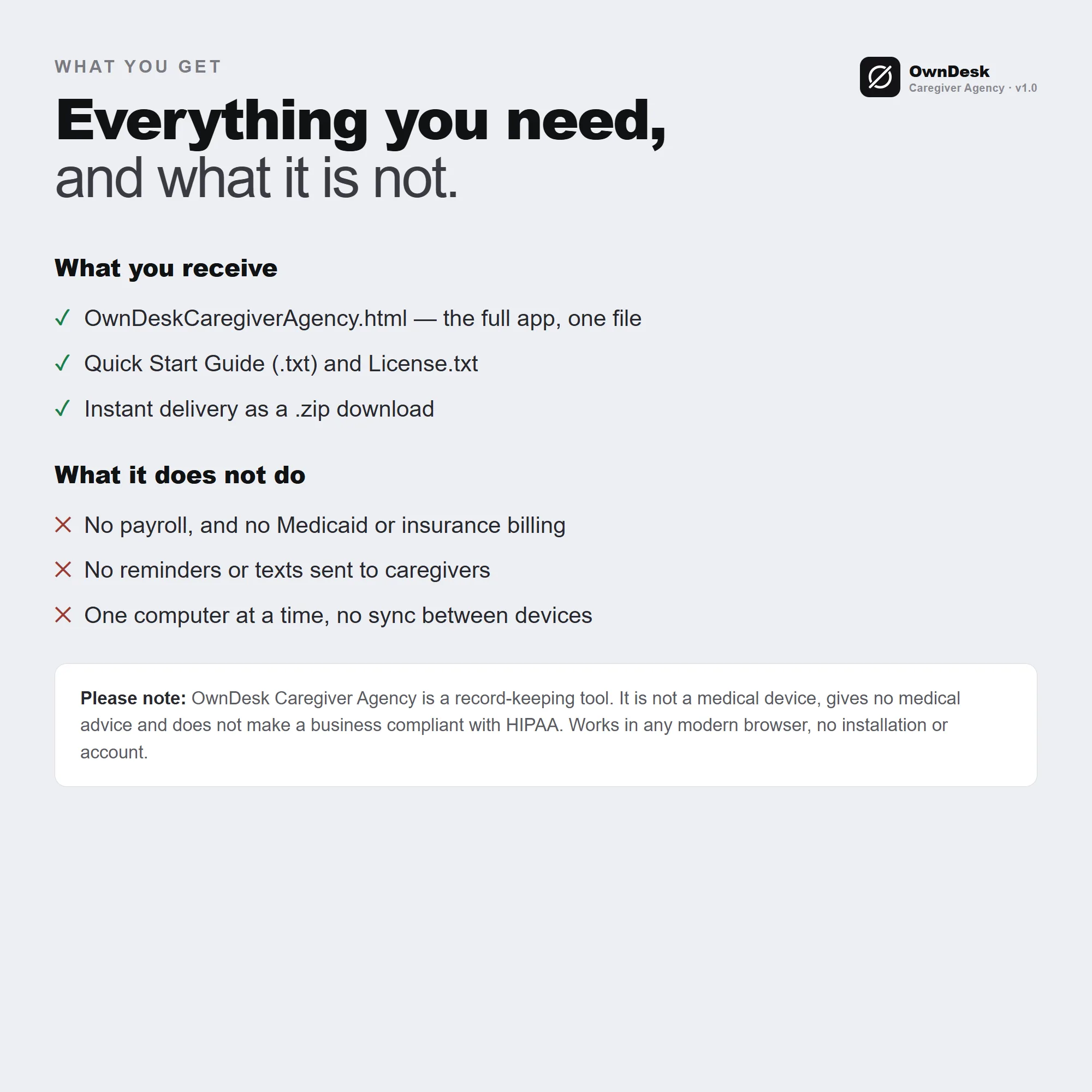 OwnDesk Caregiver Agency - Image 13